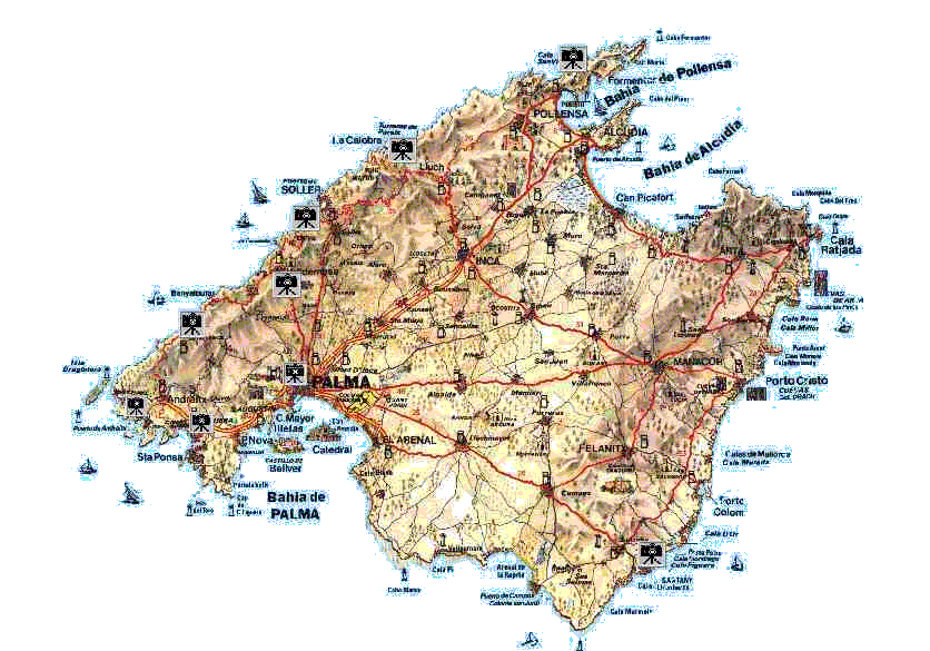 Map of Mallorca